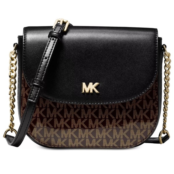 MICHAEL Michael Kors Handbags - 𝅺Michael Kors Signature Glossy Half Dome Crossbody